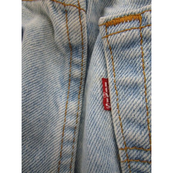 VINTAGE Levis 521 Jeans 10 Mom Tapered Leg Red Tab Logo 90s Preppy - Picture 7 of 12